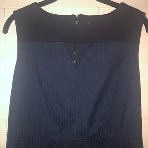 Navy and black Classiques Entier Sheath Dress